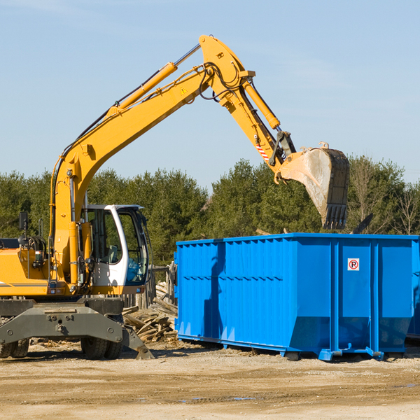 how many times can i have a residential dumpster rental emptied in Faulkner Maryland